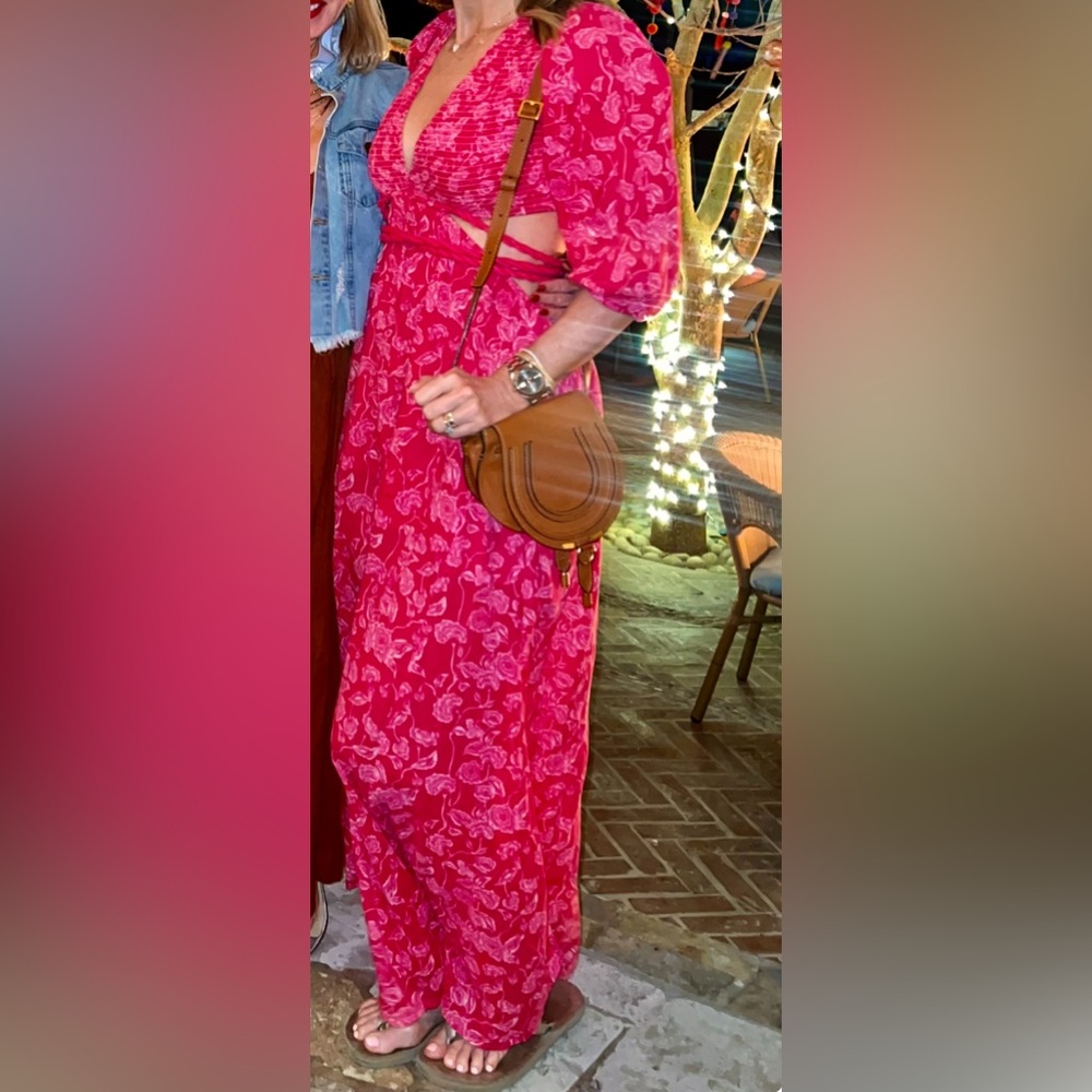 Miguelina Vibrant Pink Textured Garment